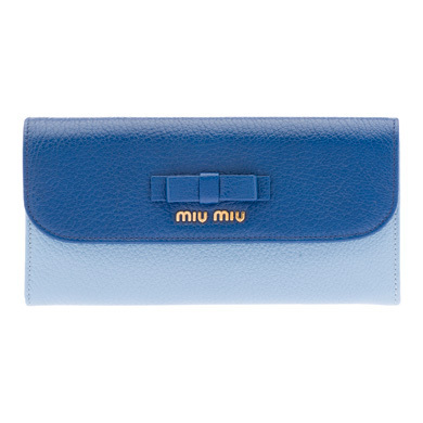 2017新作入荷 MIU MIU ミュウミュウスーパーコピー 長財布×ゴートレザー×フラップ